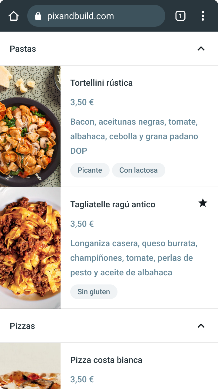 App slide